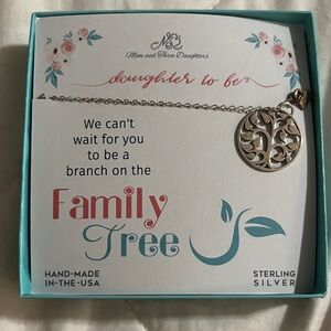 Sterling Silver Family Tree Necklace